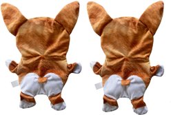 Piggy Poo and Crew Corgi Paper Crinkle Squeaker Toy, 2 count slide 2 of 2