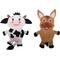 Show in main carousel: Piggy Poo and Crew Cow & Horse Paper Crinkle Squeaker Toy, 2 count slide 1 of 5