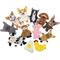 Show in main carousel: Piggy Poo and Crew Crinkle Pig Toys, 12 count slide 1 of 3