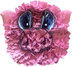 Piggy Poo and Crew Custom Pig Face Rooting Snuffle Pig Mat, 18 x 20-in