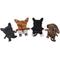 Show in main carousel: Piggy Poo and Crew Dog Crinkle Squeaker Toy Set, 4 count slide 2 of 11