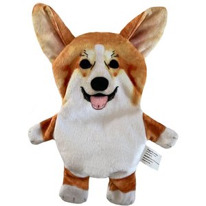 Piggy Poo and Crew Dog Crinkle Squeaker Toy Set, 4 count