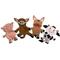 Show in main carousel: Piggy Poo and Crew Farm Animals Paper Crinkle Squeaker Toy, 4 count slide 1 of 9