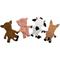 Show in main carousel: Piggy Poo and Crew Farm & Dog Paper Crinkle Squeaker Toys, 8 Count slide 2 of 5