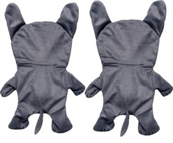 Piggy Poo and Crew French Bulldog Paper Crinkle Squeaker Toy, 2 count slide 2 of 2