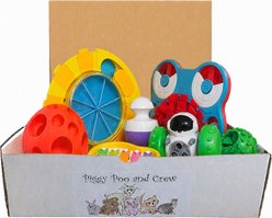 Piggy Poo and Crew Game Box Farm Toy, Medium, Blue & Yellow