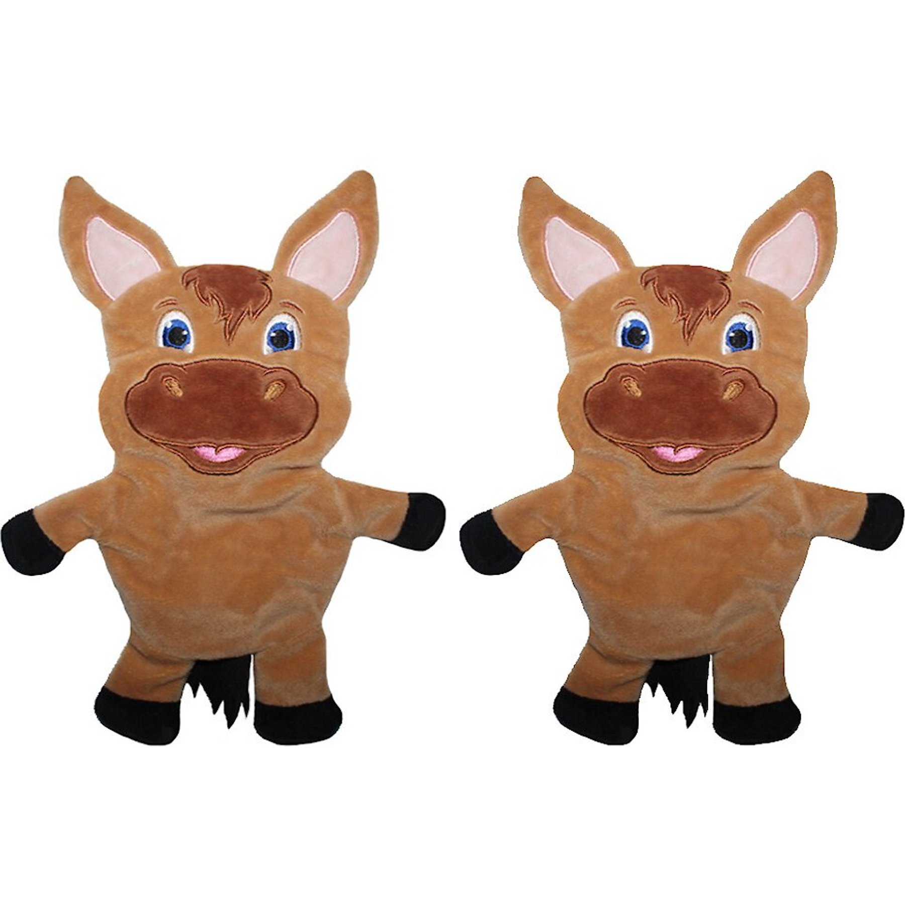 Piggy Poo and Crew Horse Paper Crinkle Squeaker Toy, 2 count