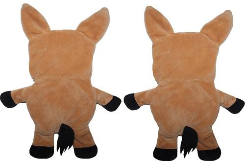 Show full view: Piggy Poo and Crew Horse Paper Crinkle Squeaker Toy, 2 count slide 2 of 5
