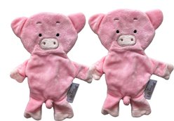 Piggy Poo and Crew Pig Paper Crinkle Squeaker Toy, 2 count