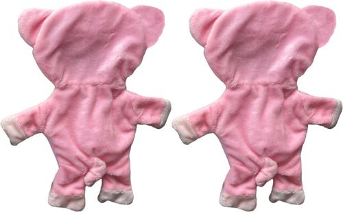 Show full view: Piggy Poo and Crew Pig Paper Crinkle Squeaker Toy, 2 count slide 2 of 7