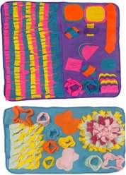 Piggy Poo and Crew Pig Rooting Snuffle Mat Combo Pack, 2 count