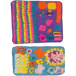 Piggy Poo and Crew Pig Rooting Snuffle Mat Combo Pack, 2 count