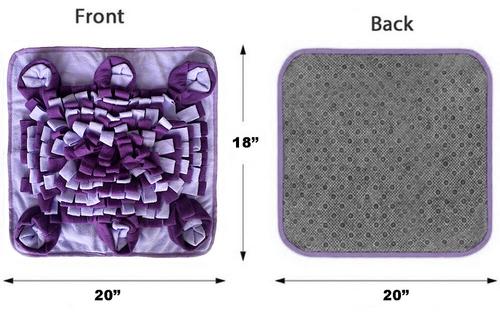 Show full view: Piggy Poo and Crew Purple Snuffle Mat slide 2 of 7
