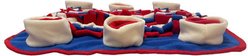 Piggy Poo and Crew Red White & Blue Farm Swine Snuffle Mat slide 2 of 3