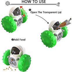 Piggy Poo and Crew Robot Treat Dispensing Farm Toy, Medium, Green slide 2 of 3