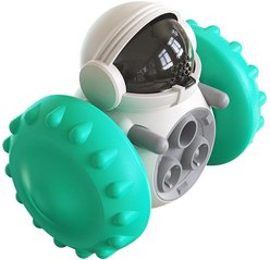 Piggy Poo and Crew Robot Treat Dispensing Farm Toy, Medium, Teal
