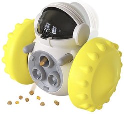 Piggy Poo and Crew Robot Treat Dispensing Farm Toy, Medium, Yellow