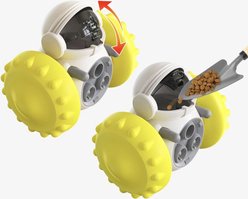 Piggy Poo and Crew Robot Treat Dispensing Farm Toy, Medium, Yellow slide 2 of 3