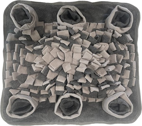 Piggy Poo and Crew Rooting Snuffle Pig Mat, Gray, 18 x 20-in