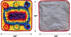 Piggy Poo and Crew Rooting Snuffle Pig Mat, Rainbow, 18 x 20-in slide 2 of 3