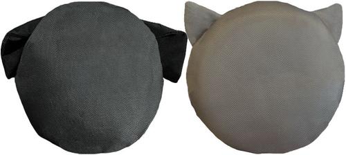 Show full view: Piggy Poo and Crew Ruffhouse Dog & Cat Squeaky Disc Toy, 2 count slide 2 of 4