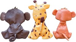 Piggy Poo and Crew Ruffhouse Monkey, Giraffe, & Meerkat Squeaky Pig Toys, 3 count slide 2 of 2