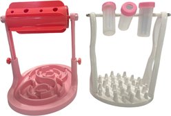 Piggy Poo and Crew Slow Feeder Pet Games Combo Pig Toys, 2 count, Pink
