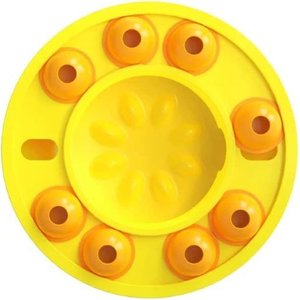 Piggy Poo and Crew Slow Feeder Puzzle Game Farm Toy, Medium, Yellow