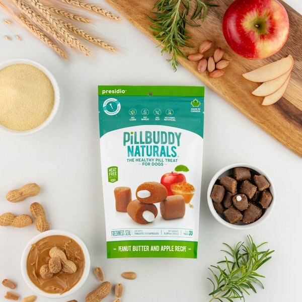 Pill Buddy Naturals Peanut Butter & Banana Soft & Chewy Dog Treats