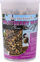 Pine Tree Farms FruitBerry Nut Classic Seed Log Wild Bird Food, 28-oz tub