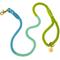 Show in main carousel: Pink Papyrus Cotton Rope Dog Leash, Blue Green Ombre, 6-ft long, 1/2-in wide slide 1 of 9