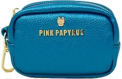 Pink Papyrus Dog Poop Bag Dispenser & Treat Pouch, Blue