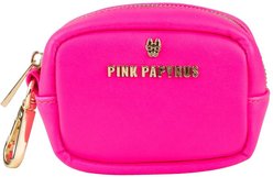 Pink Papyrus Dog Poop Bag Dispenser & Treat Pouch, Hot Pink
