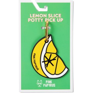 Pink Papyrus Lemon Slice Potty Pick Up Dog Poop Bag Holder