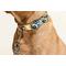 Show in main carousel: Pink Papyrus Leopard Synthetic Dog Collar, Medium: 13 to 19-in neck 1-in wide slide 4 of 8