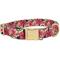 Show in main carousel: Pink Papyrus Pink Floral Synthetic Dog Collar, Medium: 13 to 19-in neck 1-in wide slide 2 of 5