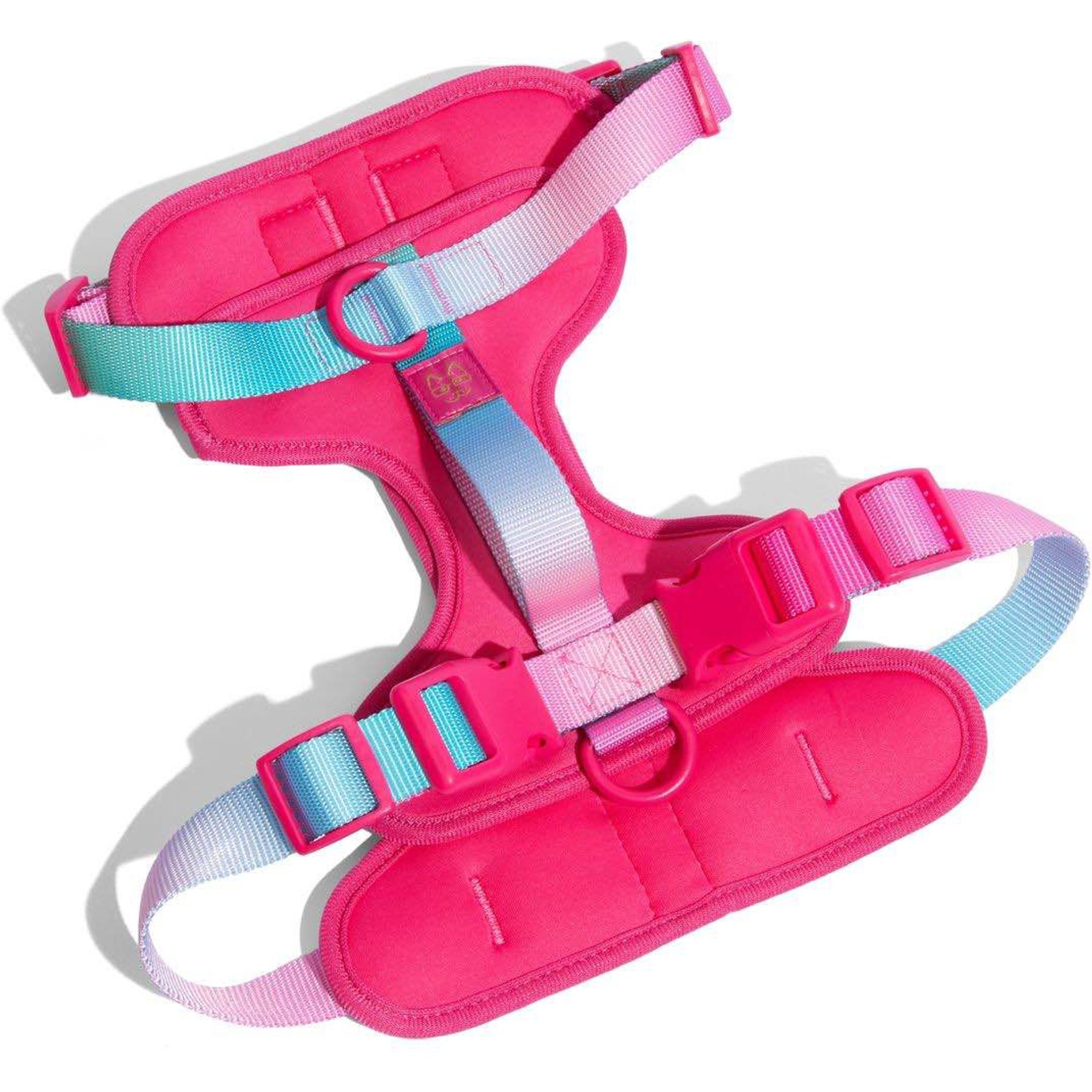 Pink Papyrus Adjustable Cushioned Dog Harness, Pink, Small: 16 to 22-in chest