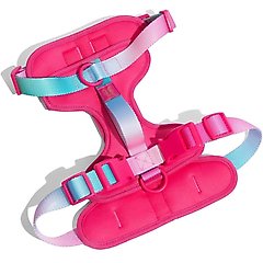 Pink Papyrus Pink Adjustable Cushioned Dog Harness, X-Small: 13 to 16-in chest