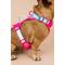 Show in main carousel: Pink Papyrus Adjustable Cushioned Dog Harness, Pink, X-Small: 13 to 16-in chest slide 4 of 11