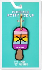 Pink Papyrus Popsicle Potty Pick Up Dog Poop Bag Holder