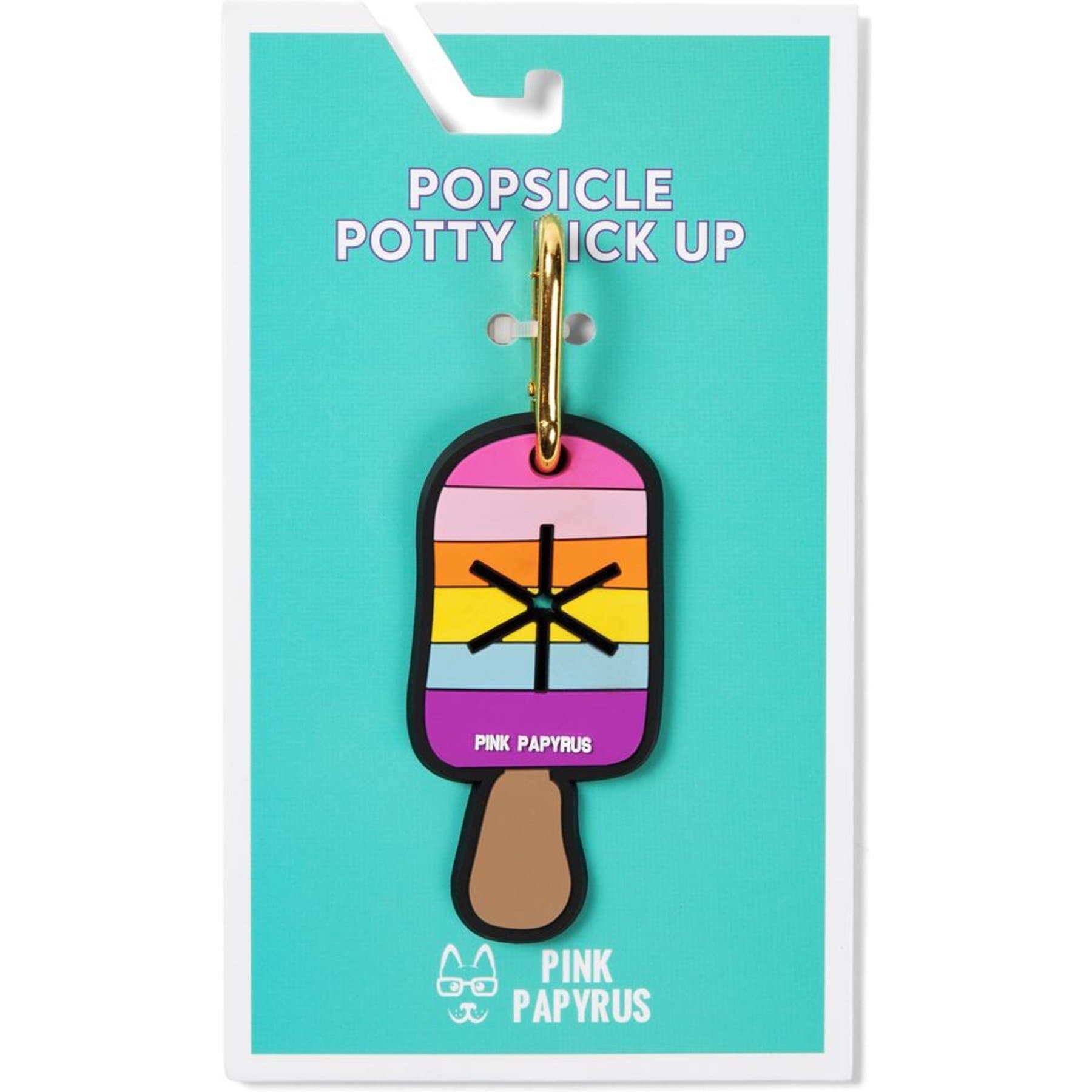 Pink Papyrus Popsicle Potty Pick Up Dog Poop Bag Holder