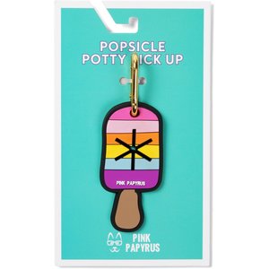 Pink Papyrus Popsicle Potty Pick Up Dog Poop Bag Holder