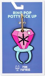Pink Papyrus Ring Pop Potty Pick Up Dog Poop Bag Holder slide 1 of 4