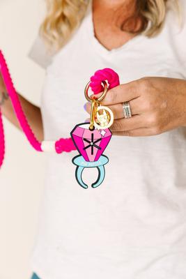 Show full view: Pink Papyrus Ring Pop Potty Pick Up Dog Poop Bag Holder slide 3 of 6