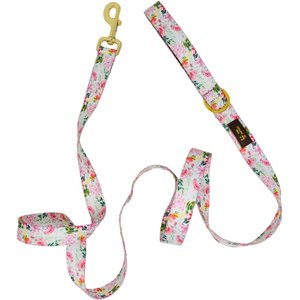 Pink Papyrus Spring Floral Polyester Dog Leash, 6-ft long 1-in wide