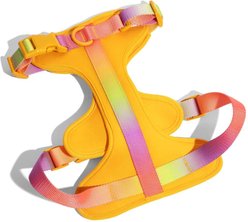 Pink Papyrus Adjustable Cushioned Dog Harness, Yellow, Medium: 20 to 28-in chest slide 2 of 7