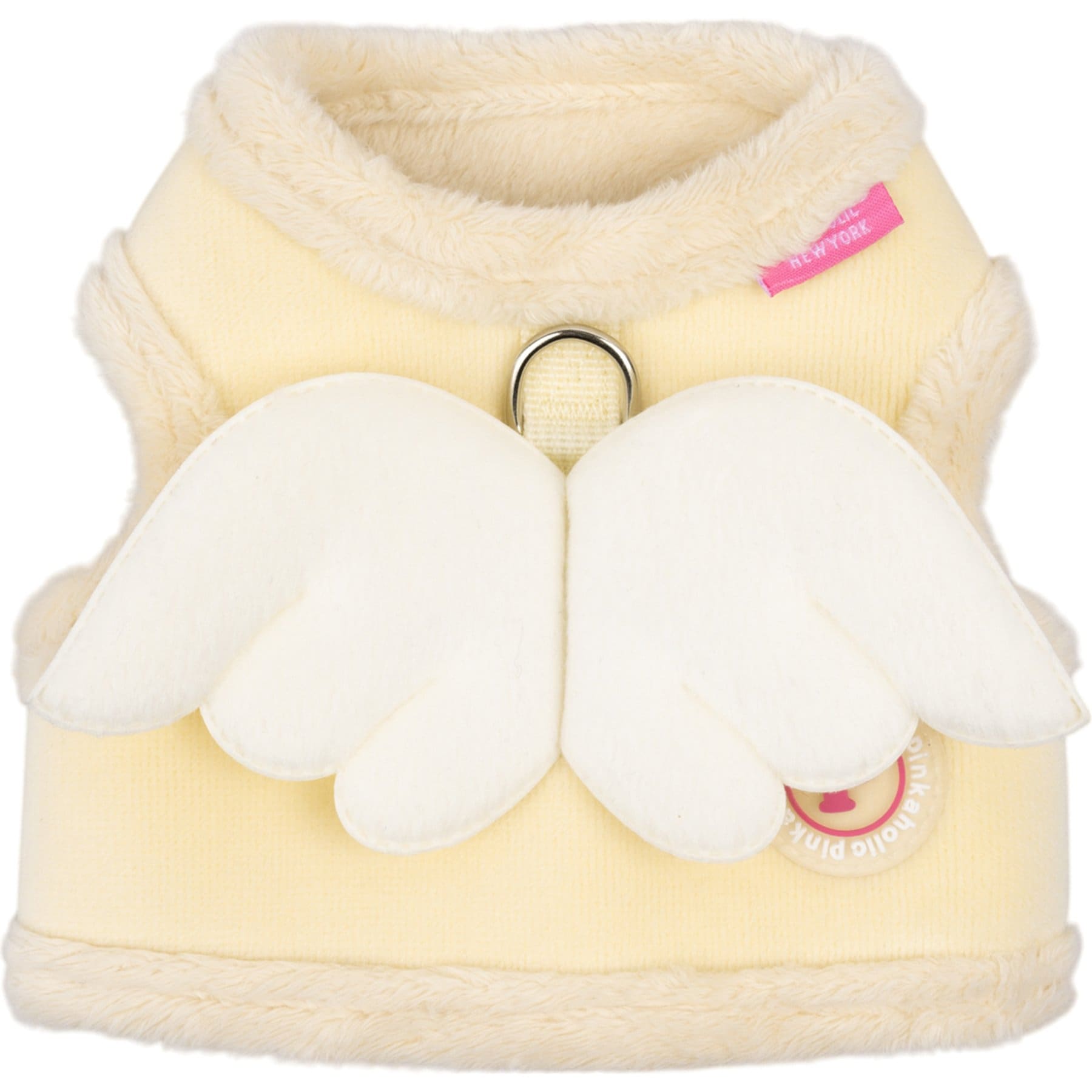 Pinkaholic New York Peliah Jacket Style Winter Dog Harness, Yellow, Medium: 14.1-in chest