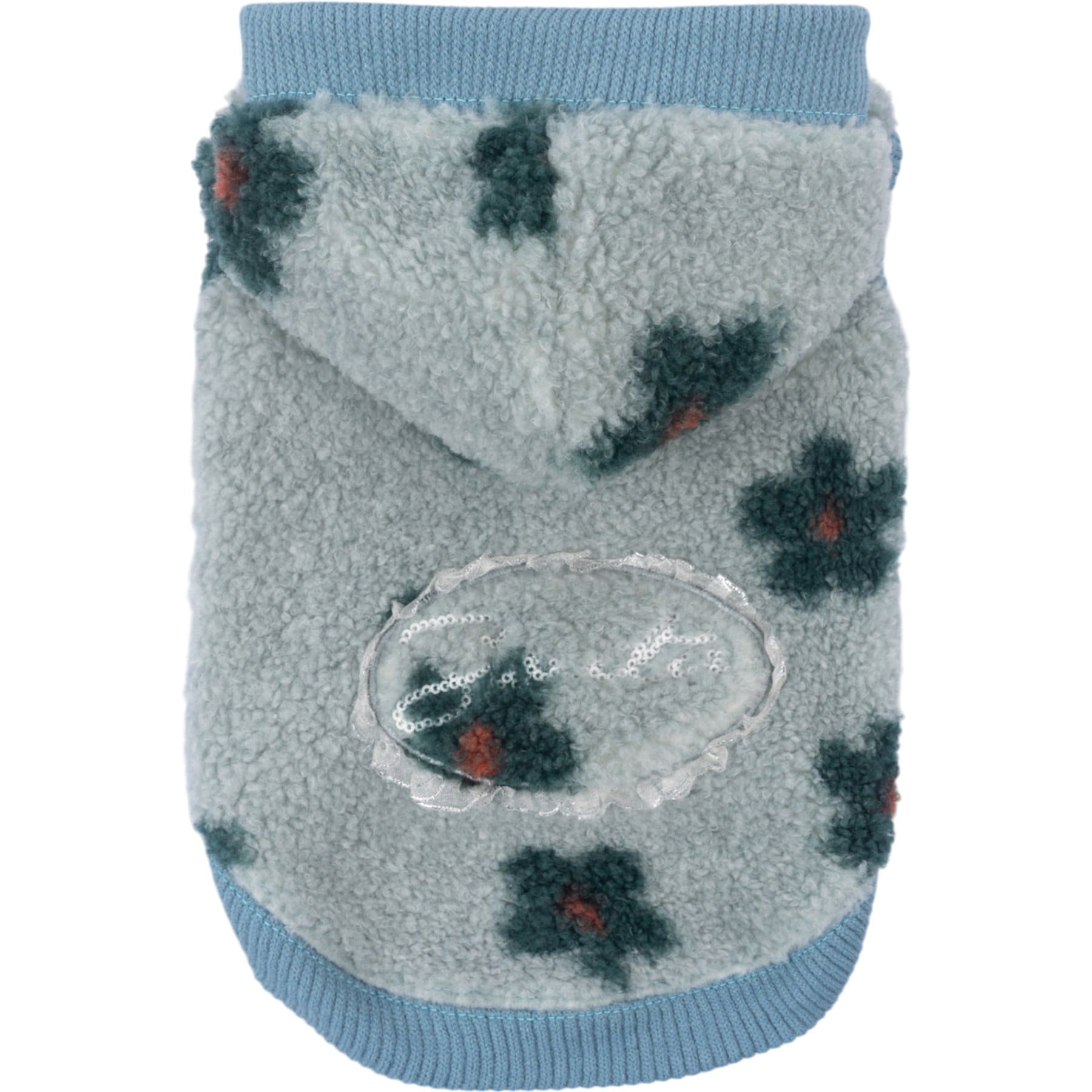 Pinkaholic New York Zaina Flow Pattern Winter Dog Sweater, Mint, Large