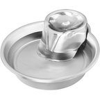 Pioneer Pet Big Max Style Stainless Steel Dog & Cat Fountain, 128-oz