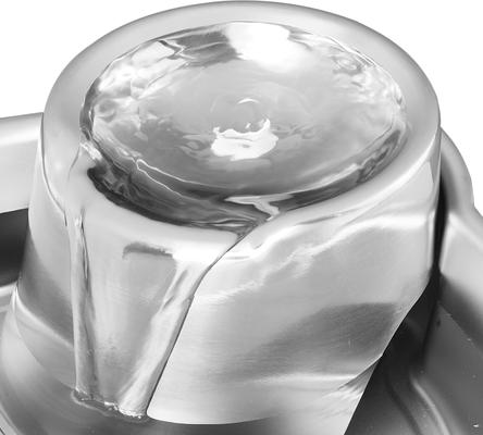 Show full view: Pioneer Pet Big Max Style Stainless Steel Dog & Cat Fountain, 128-oz slide 3 of 9